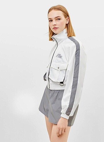 Bershka Reflektör Ceket