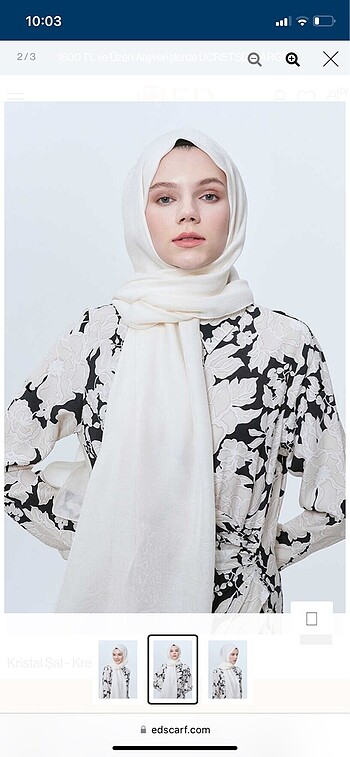 Ed scarf abiye şal