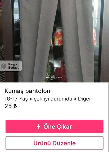 Çeşitli ürünler 