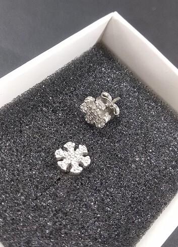 Sterling silver Gümüş küpe kartanesi