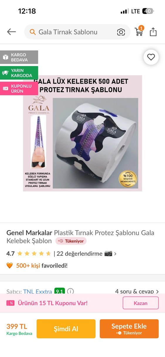 Gala markasi proteztirnak şablonu - Görsel 4