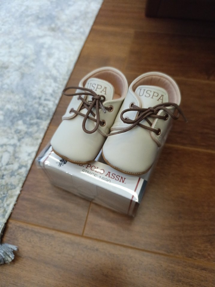 U.S. Polo Assn. Erkek Bebek Bej Ayakkabı - Görsel 2