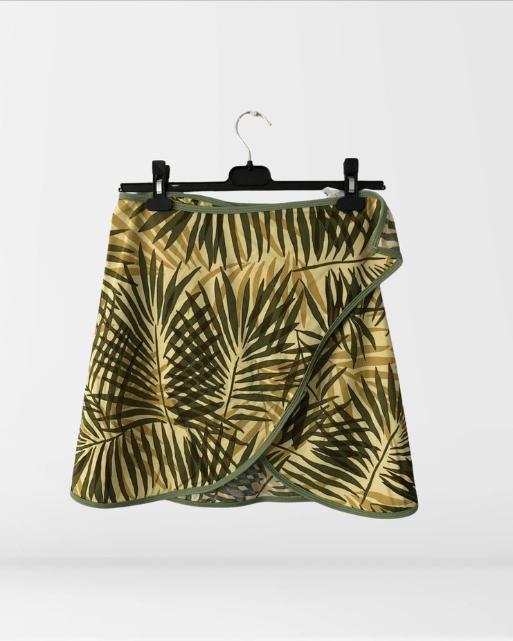 Yaprak desenli plaj pareo - Görsel 2