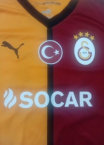 xl Beden kırmızı Renk Galatasaray 45 Victor Osimhen UEFA Avrupa Ligi Forması 2024-2025