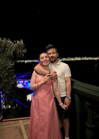 xs Beden pembe Renk Zara Pembe V Yaka Uzun Elbise