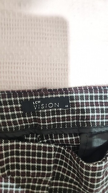 40 Beden Kareli Pantolon 