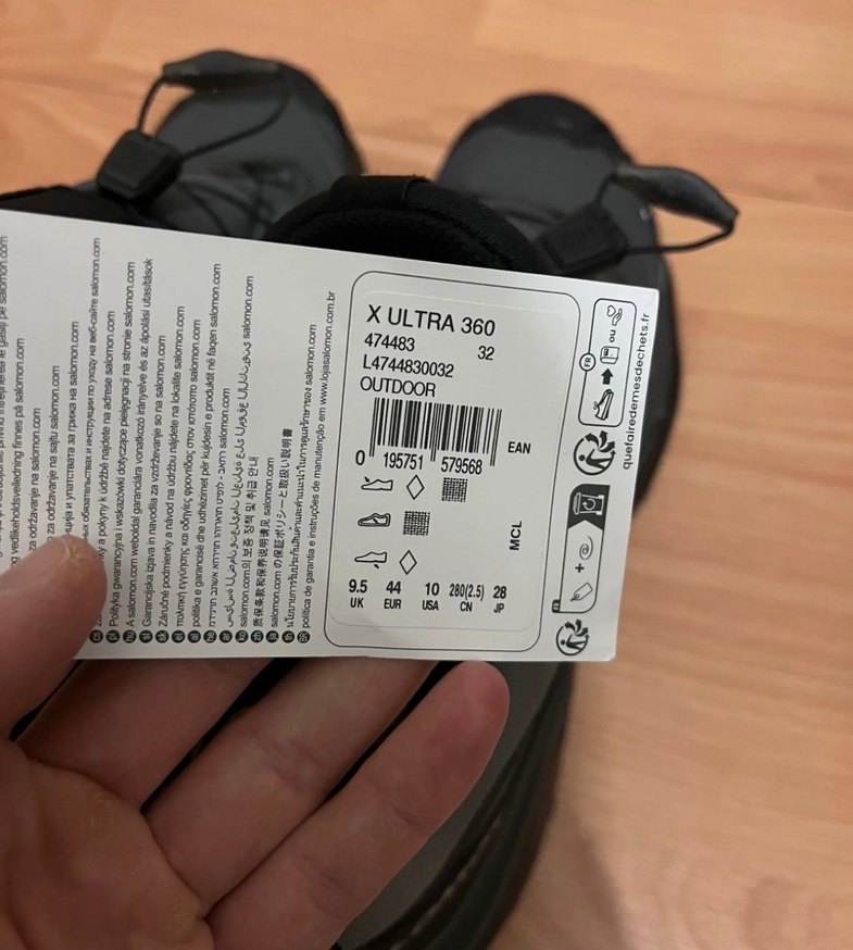 Salomon Siyah Outdoor Erkek Spor Ayakkabı - Görsel 5