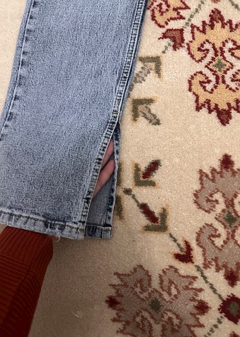 Kadın Gri Denim Salaş Pantolon - Görsel 2