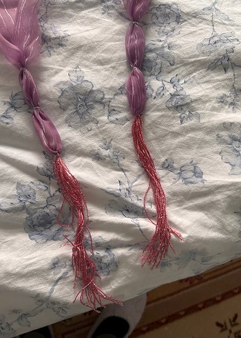 Mor Drapeli Kadın Şal - Görsel 2