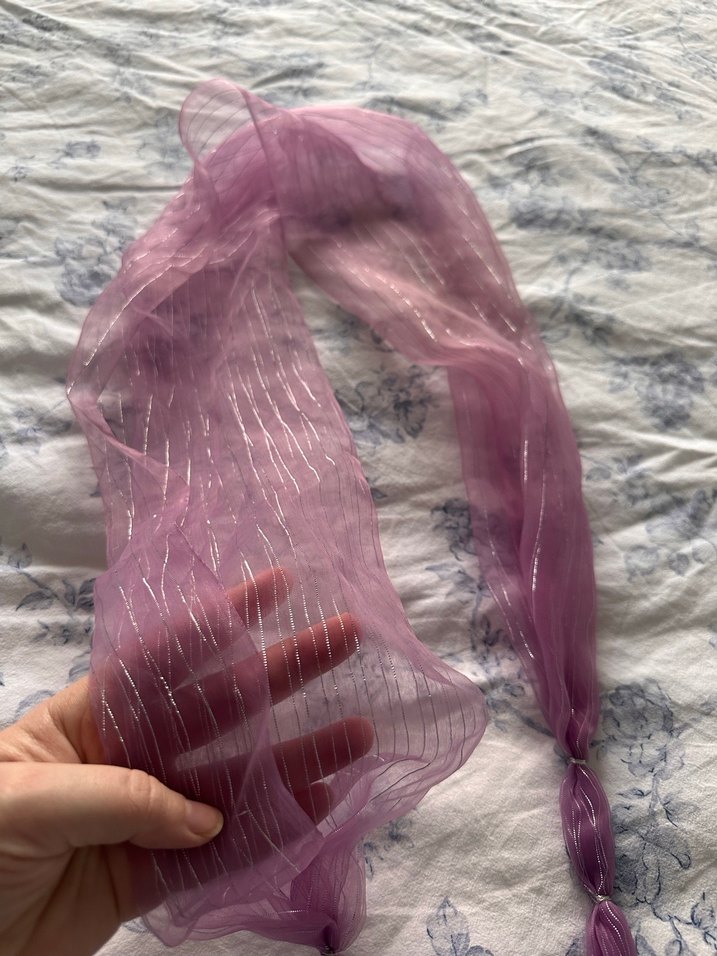 Mor Drapeli Kadın Şal - Görsel 4