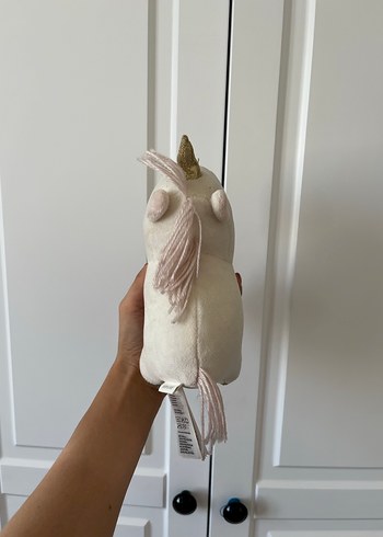 H&M Pastel Beyaz Unicorn Peluş Oyuncak