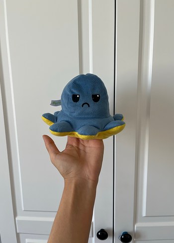 Ikea Sarı Renkli Peluş Ahtapot Oyuncak