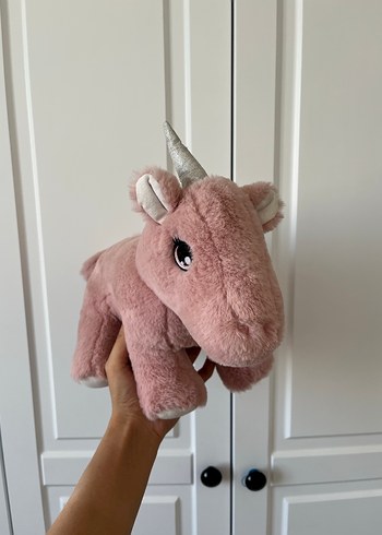 Pembe Peluş Unicorn Oyuncak