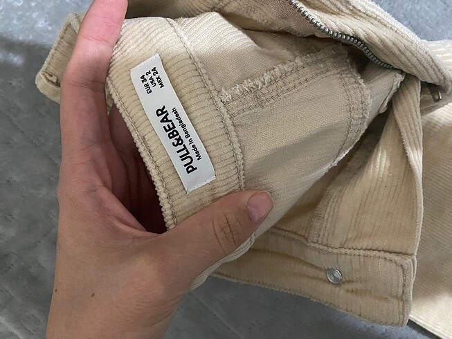Pull and Bear pull & bear kadife pantolon
