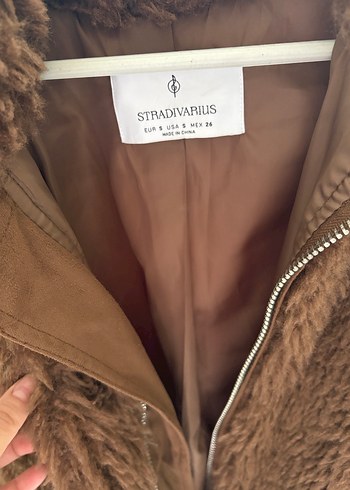 Kahverengi Kısa Kürk Detaylı Kadın Mont - Görsel 3