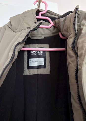 Haki Kapüşonlu Erkek çocuk mont - Görsel 2