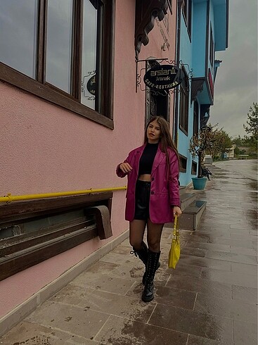 Oversize blazer ceket