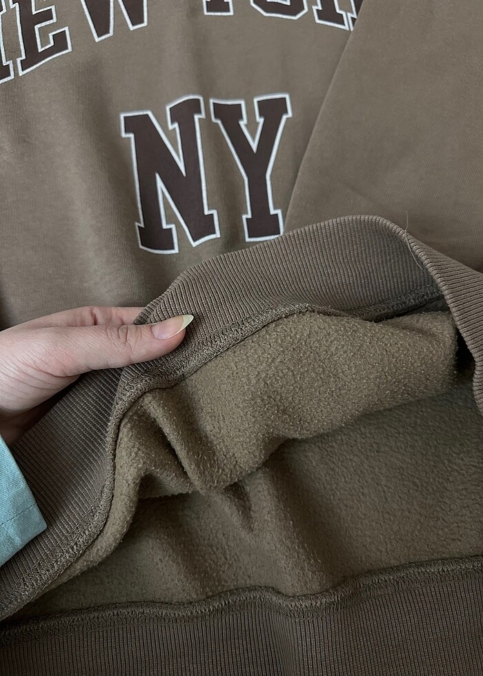 Addax içi yünlü sweat - Görsel 3