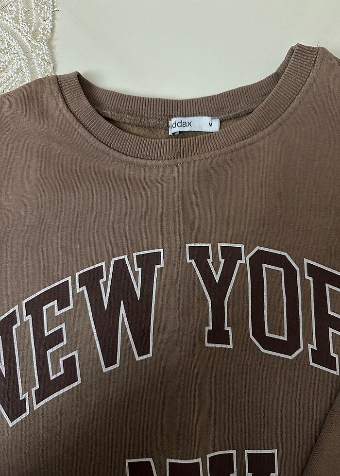 Addax içi yünlü sweat - Görsel 2