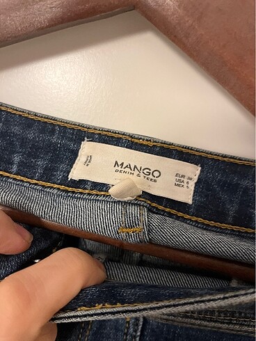 38 Beden Mango flare bol paça pantolon