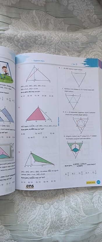  Beden Renk ENS Destek Geometri Soru Bankası 