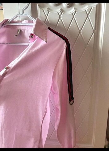Açık pembe gömlek - Görsel 4