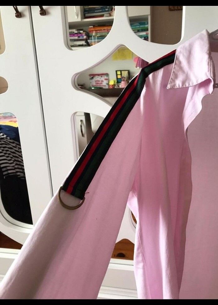 Açık pembe gömlek - Görsel 2