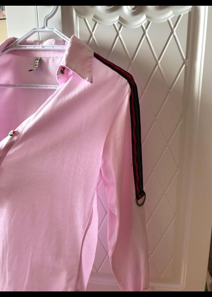 Açık pembe gömlek - Görsel 4