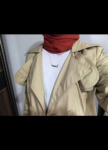 Bej Trençkot  - Görsel 3