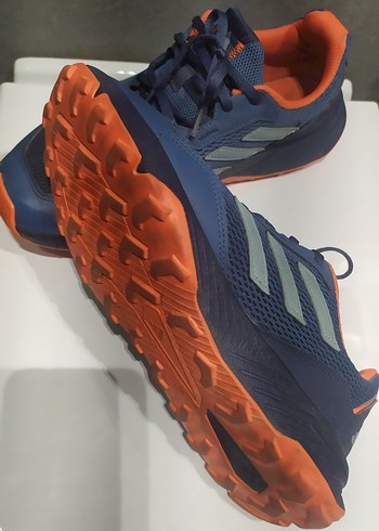 Erkek Lacivert Spor Ayakkabı Velcro Detaylı - Görsel 6