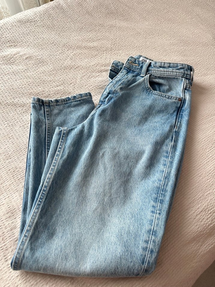 Mavi Normal Boy Denim Kadın Jean - Görsel 4