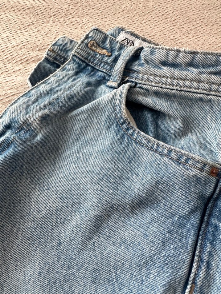 Mavi Normal Boy Denim Kadın Jean - Görsel 3