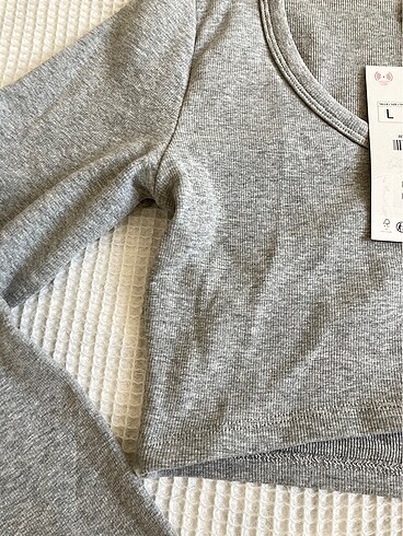 l Beden gri Renk crop top