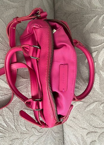 Mango Fuşya Çanta - Görsel 3