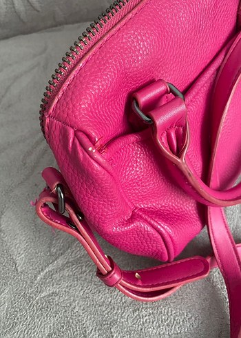 Mango Fuşya Çanta - Görsel 4