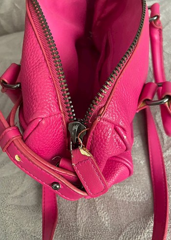 Mango Fuşya Çanta - Görsel 5