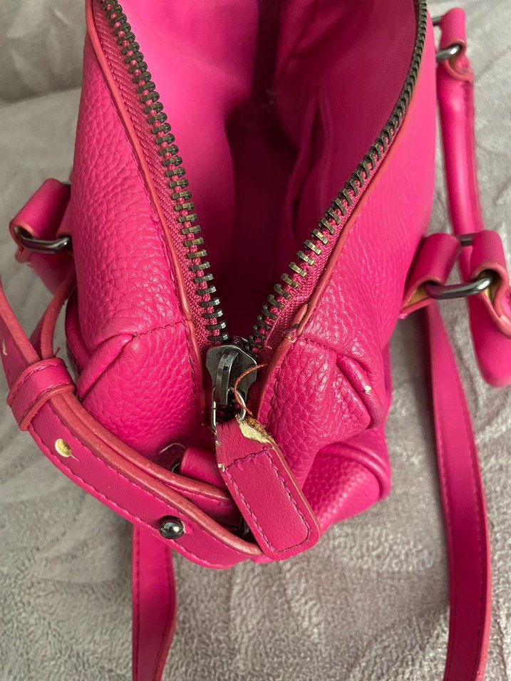 Mango Fuşya Çanta - Görsel 5