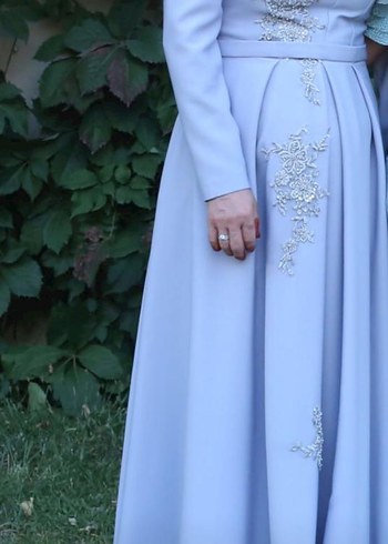 Tesettür Abiye Hakim Yaka - Görsel 2