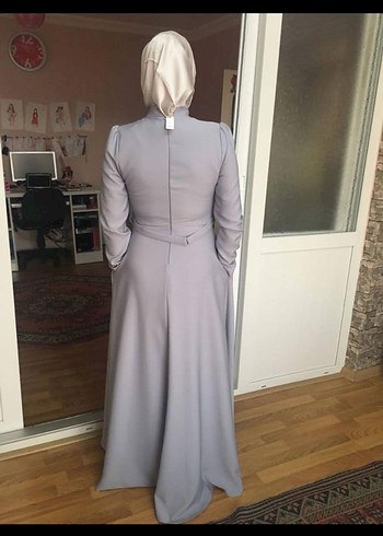 Tesettür Abiye Hakim Yaka - Görsel 5