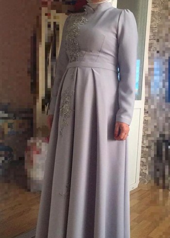 Tesettür Abiye Hakim Yaka - Görsel 6