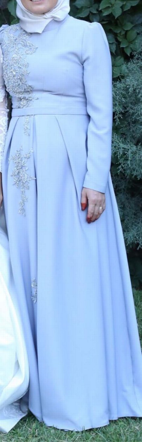 Tesettür Abiye Hakim Yaka - Görsel 4