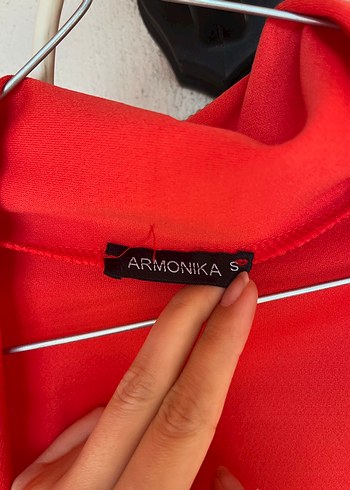 Nar Çiçeği Şal Detaylı Uzun Kollu Hırka - Görsel 2