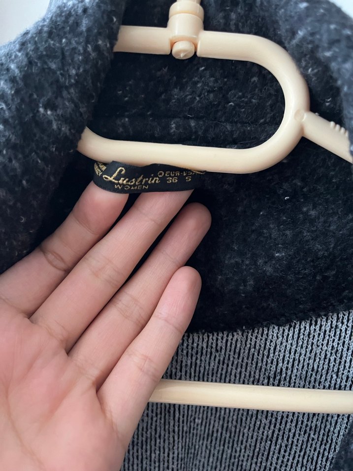 Füme Kalın Cepli Uzun Kaban - Görsel 3