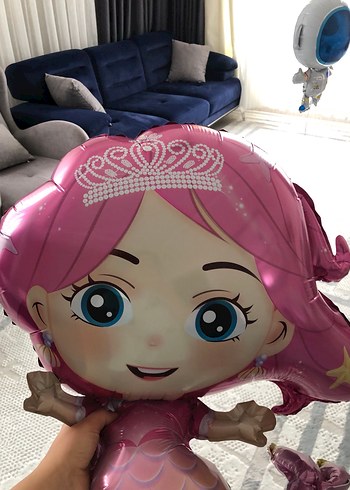  Deniz kızı folyo balon