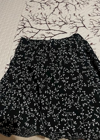 Desenli Siyah Uzun Hamile Eteği - Görsel 3