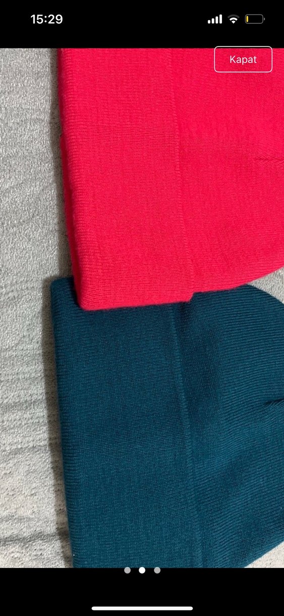 Kadın Çok Renkli Örgü Bere - Görsel 2