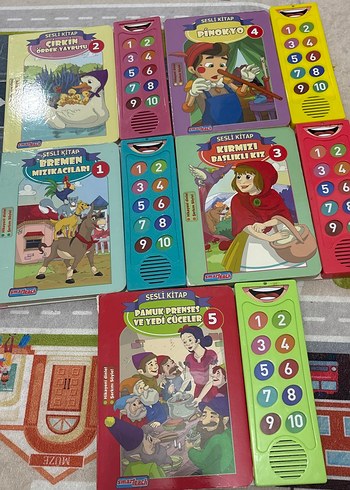 Sesli Çocuk Kitapları Seti - 5 Kitap