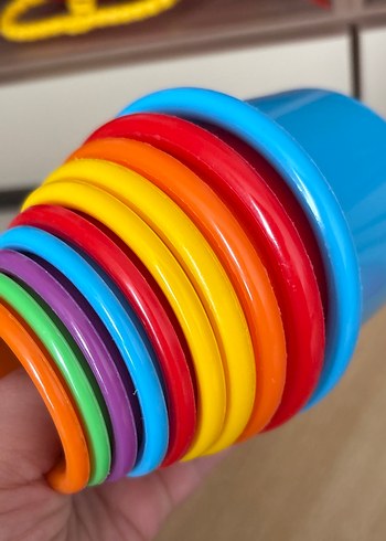 Fisher Price Renkli Eğitici Halkalar Oyuncak