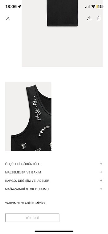 Zara Zara taşlı bluz