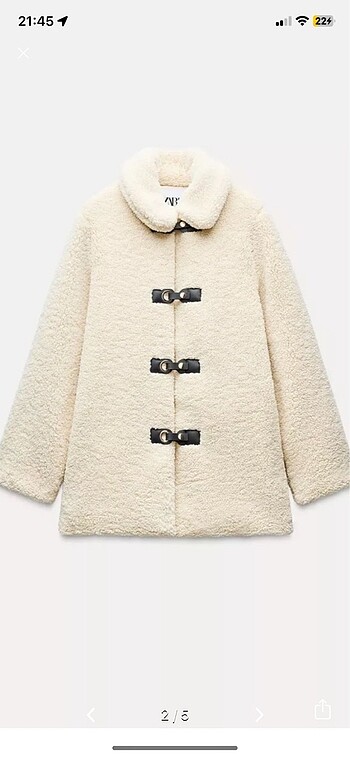 Zara Zara peluş ceket